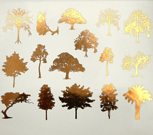 Trees Decal Sheet